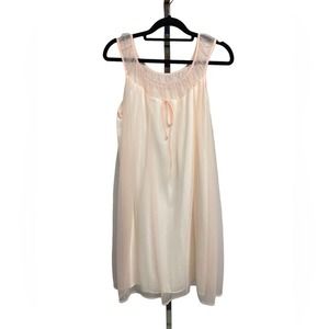 Vintage Berkliff 1960’s pink sheer nightgown size small
